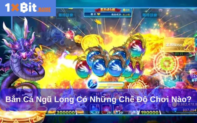 Bắn Cá Ngũ Long có 3 chế độ chơi cơ bản
