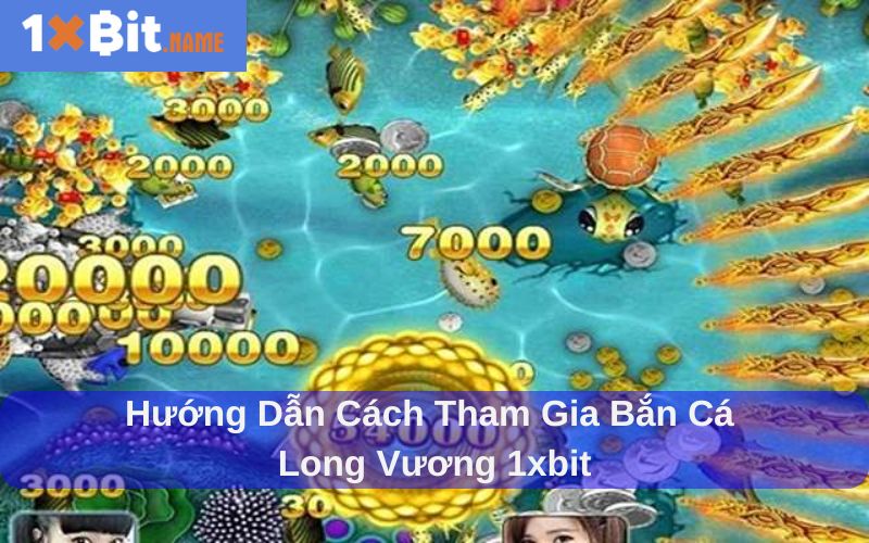 Quy trình chơi bắn cá Long Vương 1xbit đơn giản