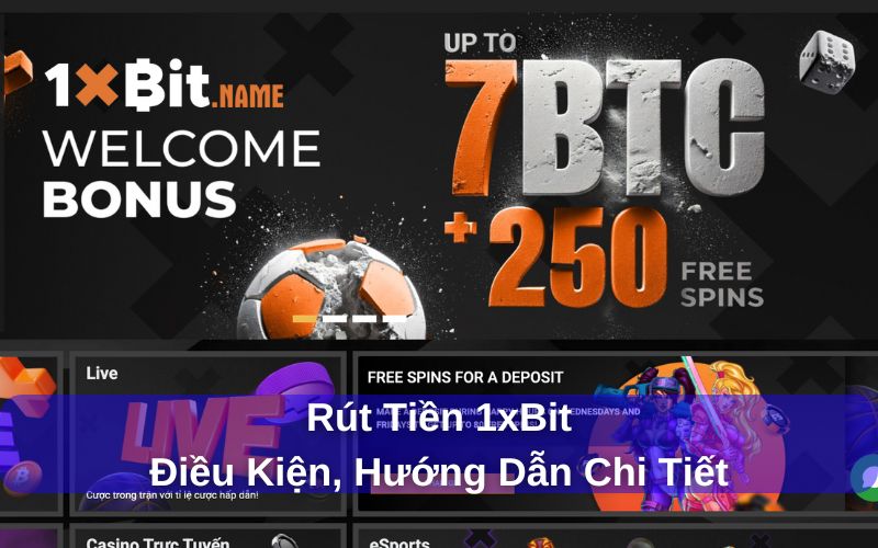 Hướng dẫn chi tiết rút tiền 1xbit